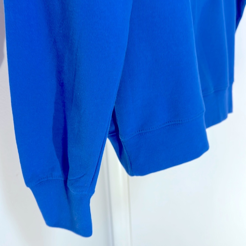 Champion Streetwear Thermal-Fit Fleece Blue Hoodie M NWOT - Picture 6 of 11